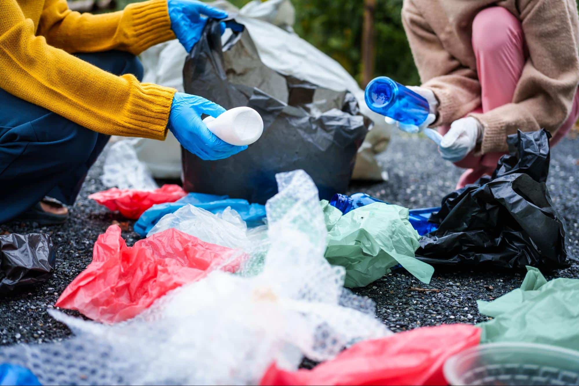 Collecting trash