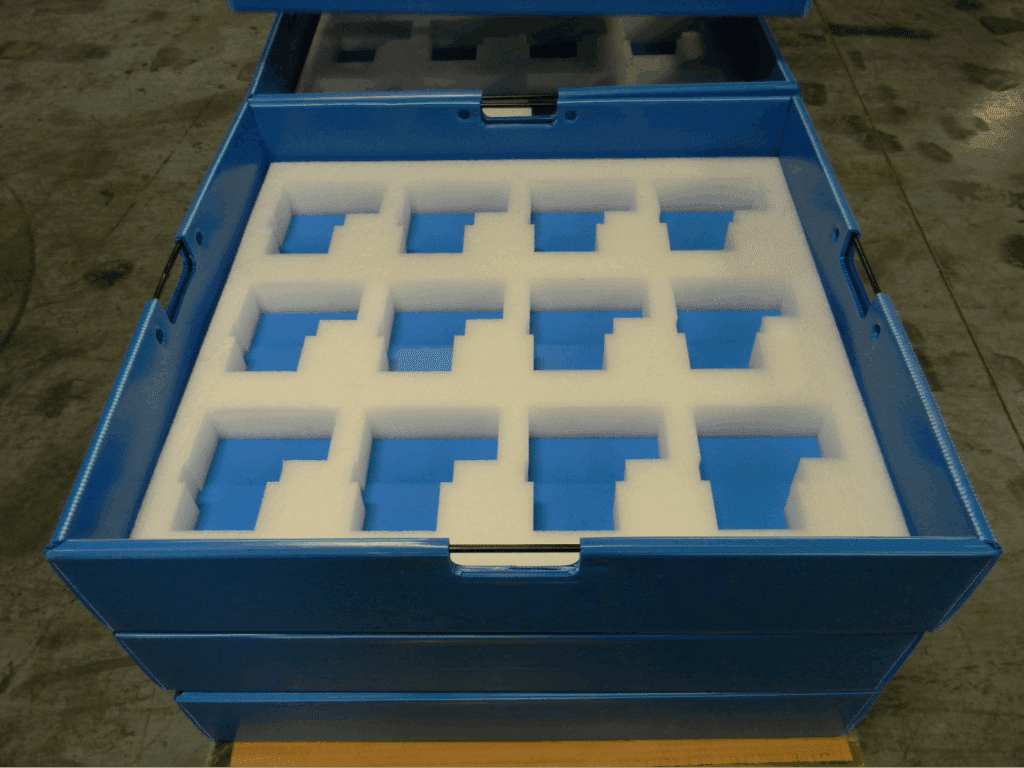 custom foam dunnage for product shipment
