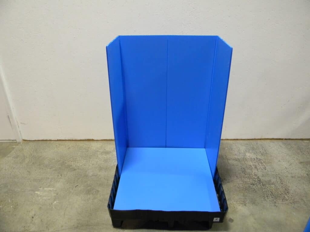 Blue storage box for efficient organization and space-saving solutions.