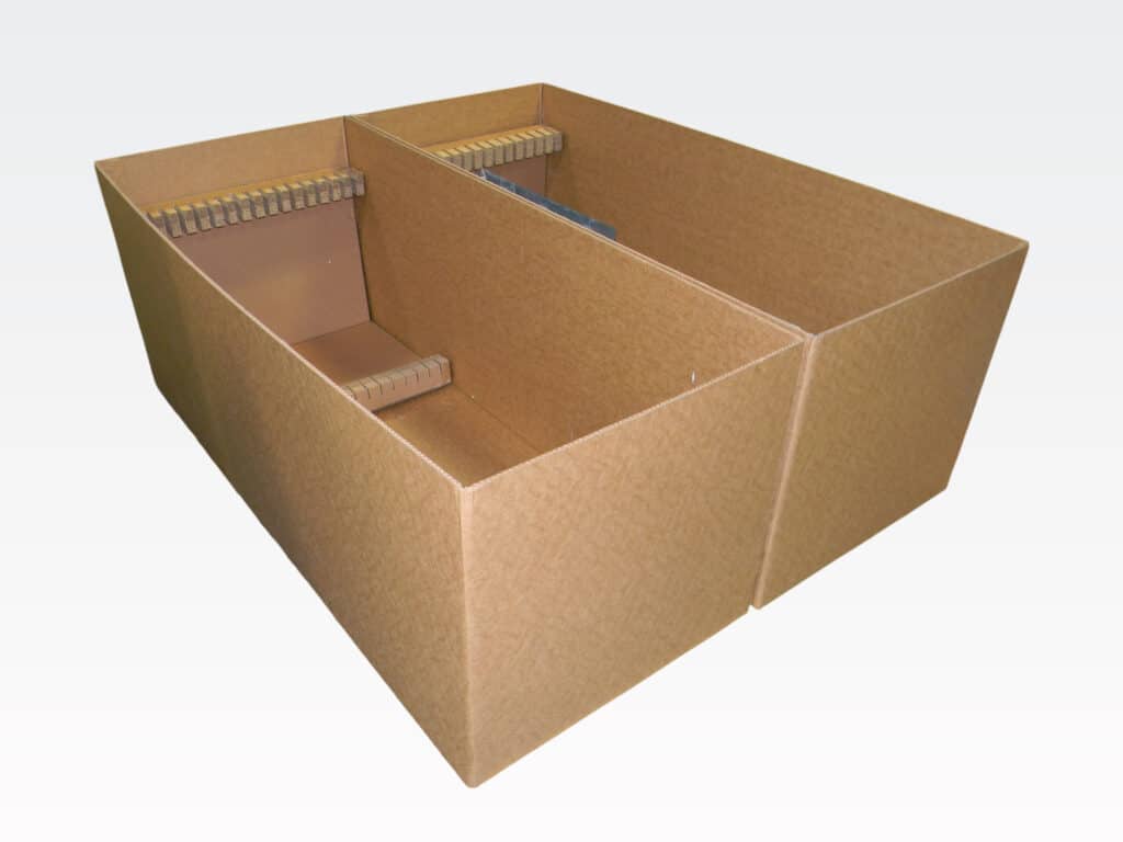 Cardboard box dividers for organized storage and shipping solutions.
