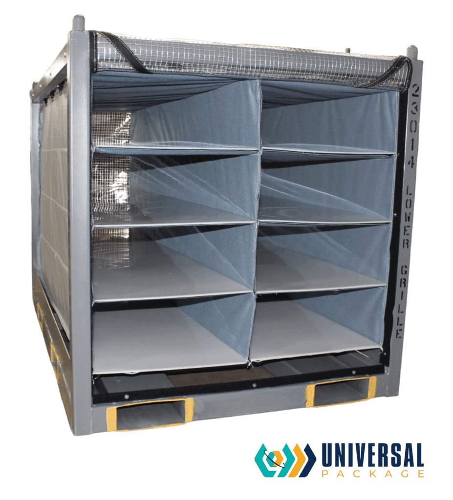 Lower grille 23014 offers efficient storage and organization for packaging needs.