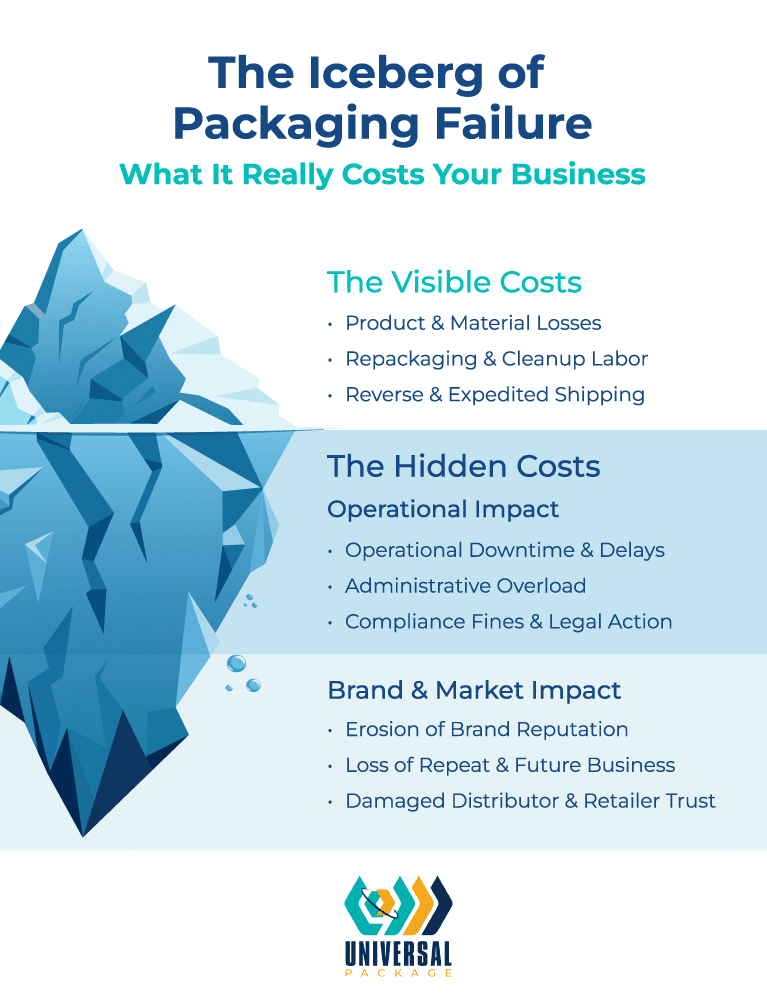 Understanding the costs of packaging failure for businesses and its operational impacts.